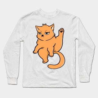 Orange Cat Long Sleeve T-Shirt